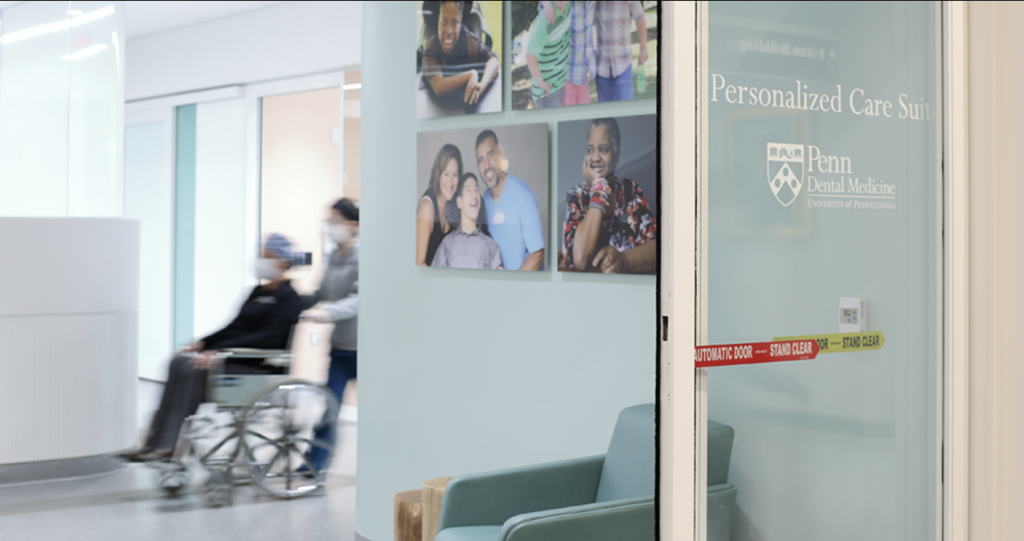 The entrance to the Personalized Care Suite at Penn Dental Medicine.